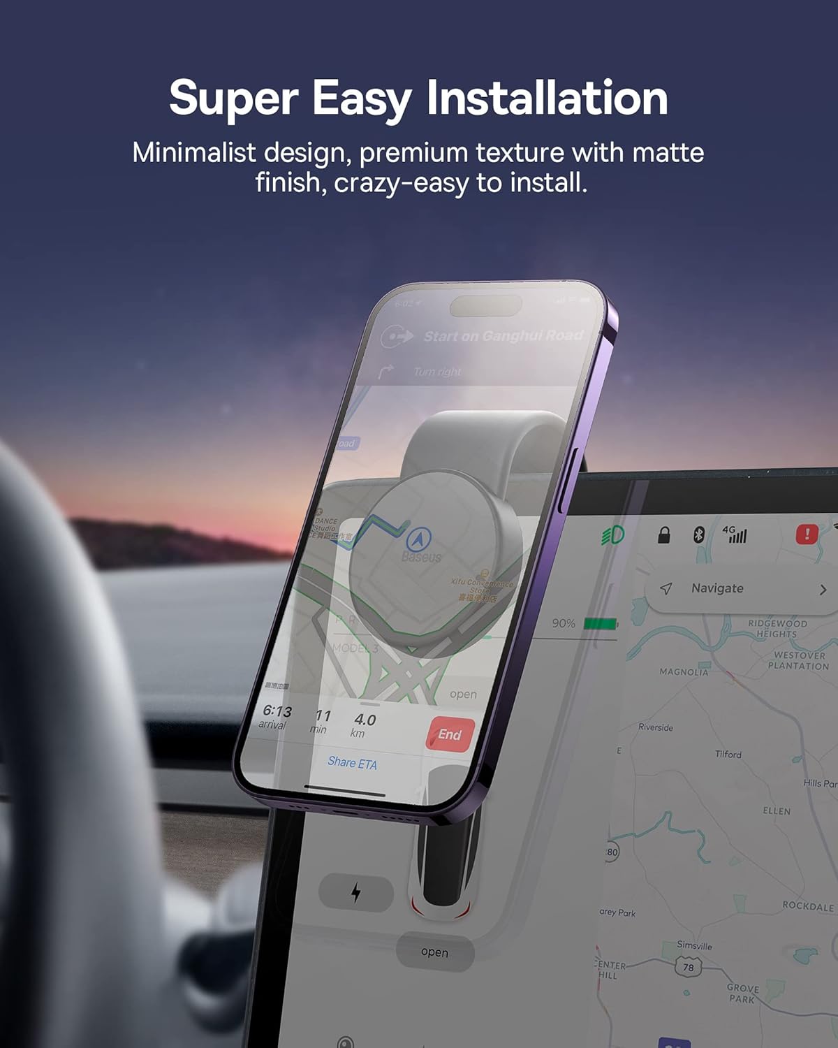 Magnetic Phone Holder for Car