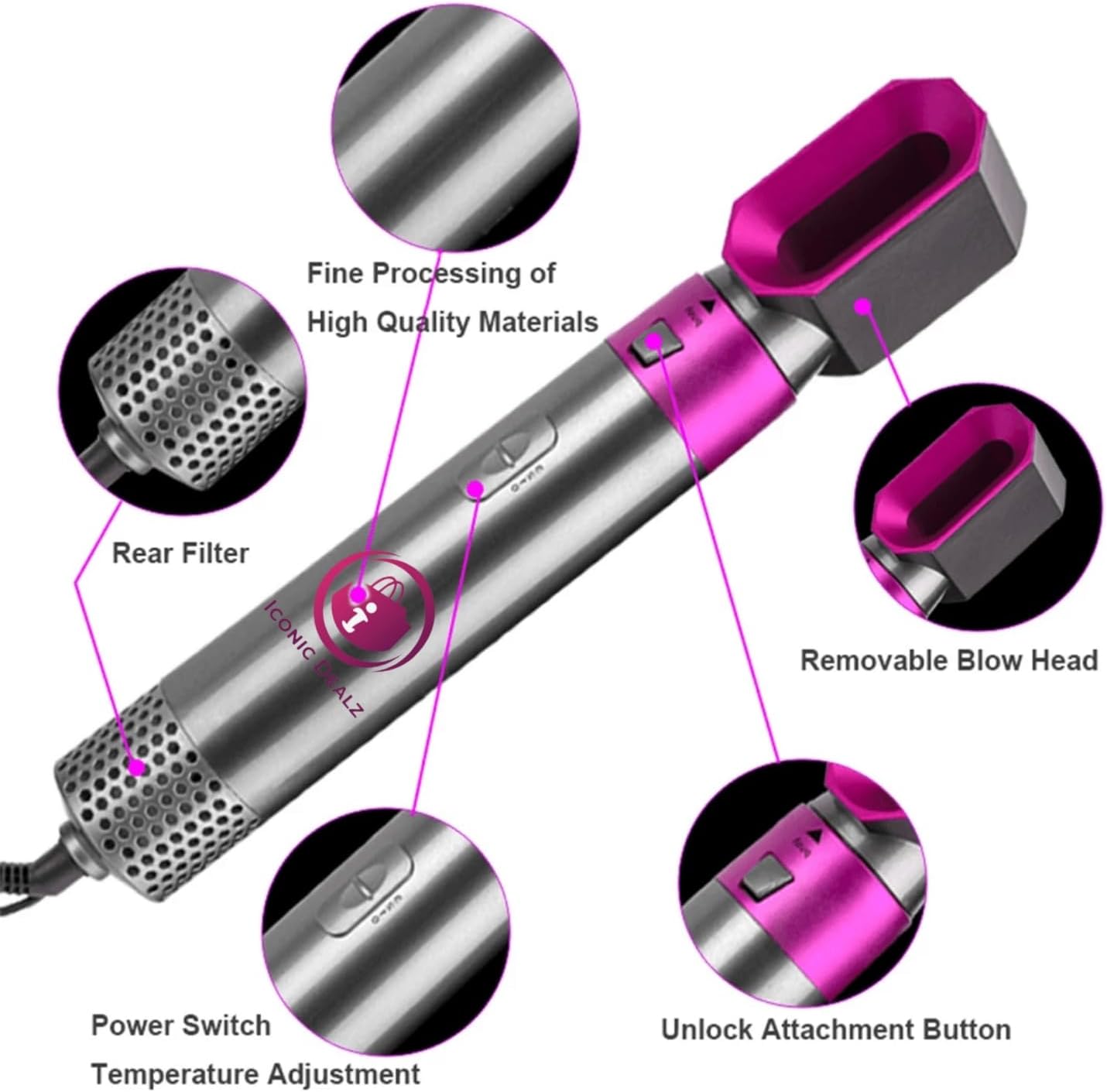 5 in 1 Hair Dryer Brush