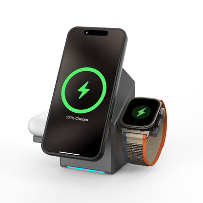 OWL PEAK 3-in-1 Magnetic Wireless Charger